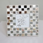 (EPF0044) MDF, Shell and Mirror Photo Frame